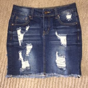 Jean skirt